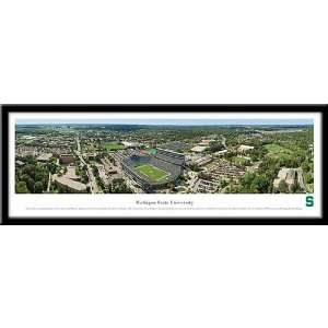   State Spartan Framed Panoramic Stadium Print