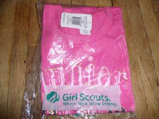   Scout Junior T shirt Pink Gold Foil 1912 100 anniversary M plus L plus
