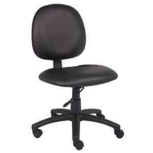  Boss Diamond Task Chair In Black Caressoft