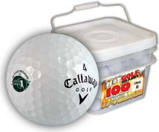 100 Official CALLAWAY Mint golf ball Bucket  