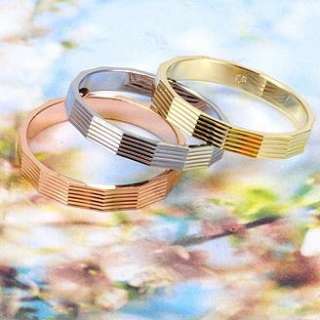 Vogue Set Rings 18K Color Gold Filled Womens Rings R083 9#  