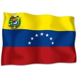 VENEZUELA Flag car bumper sticker decal 6 x 4