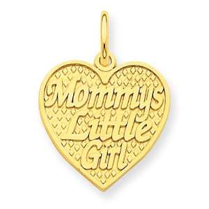  14k Mommys Little Girl Charm Jewelry