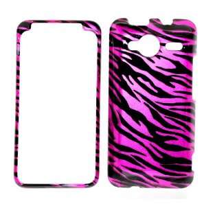  Hot Pink Zebra Strips Snap on Hard Protective Cover Case 