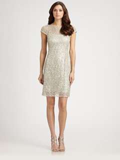 kay unger sequined lace dress $ 440 00 2 more colors