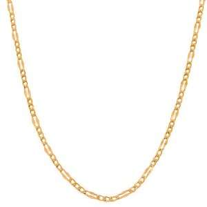  14k Rose Gold 20 inch Fancy Figaro Link Chain Jewelry