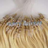 20Loops/Micro ring human hair extensions100s#24,&50g  