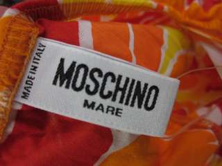 you are bidding on a new with tags moschino mare multicolor cover up 
