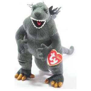  Ty Godzilla RARE BLACK EYES Classic Collection Plush Toy 