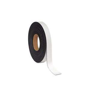  Dry Erase Magnetic Tape Roll, White, 1 x 50 Ft.