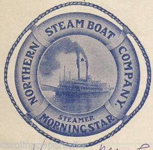 1915 Northern Steamboat Co., Davenport, Iowa Letter  