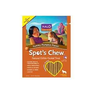  Halo Spots Chew Yummy Pumpkin Flavor Natural Dental Dog 