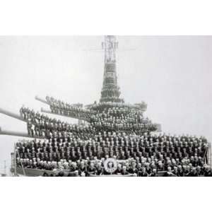   Crew of the USS Texas 12x18 Giclee on canvas