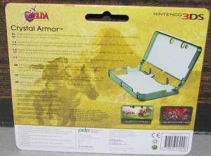 Nintendo 3DS Zelda Crystal Armor Game Case Black New  