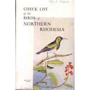   of the birds of Northern Rhodesia, Constantine Walter Benson Books