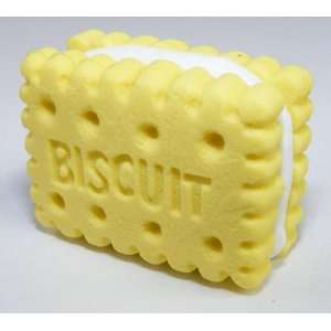  Biscuit Japanese Erasers. 2 Pack. Yellow Toys & Games