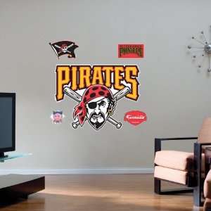 Pittsburgh Pirates Team Logo Fathead Wall Sticker  Sports 