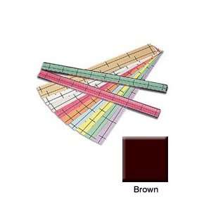  Leviton 41LBL B 110 Product Labeling Strips 6 Pack   Brown 
