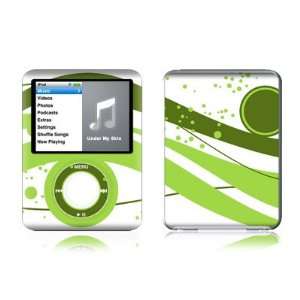 Green Design Protective Decal Skin Sticker for Apple iPod nano 3G (3rd 