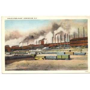   Postcard Ensley Steel Plant Birmingham Alabama 