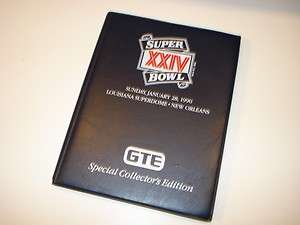 SUPER BOWL 24 GTE Collectors Edition Card 49ers Broncos  