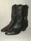 Vintage Laredo USA Cowboy Western Boot womens black leather tassel 11