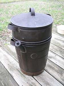   PEERLESS STEAM COOKER RARE LARGE COPPER BOTTOM COMPLETE 1880S  