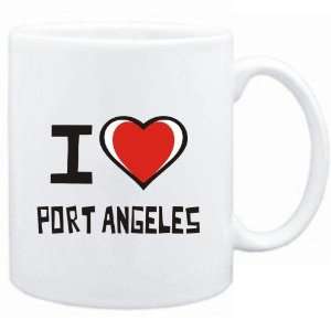  Mug White I love Port Angeles  Usa Cities Sports 
