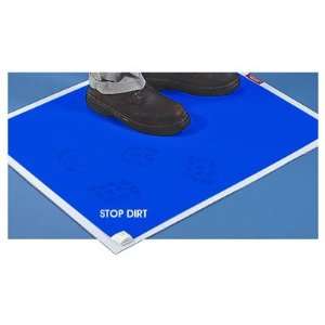  24 x 30 Clean Mat Sheets with Frame   Blue Everything 