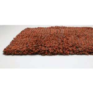  Brown / Burgandy Heathered Cotton Rug