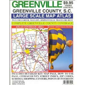 Rand McNally Greenville Large Scale Map Atlas Greenville County, S. C 