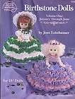 American School of Needlework Crochet Birthstone Dolls 