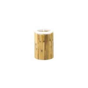 DD Discounts 358494 Wood Inlay Candle 