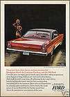 1965 FORD Galaxie 500/XL Red Hardtop~Vintage Print CAR 