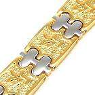 10k Solid Y Gold Rolo Link w Dolphin Charms Bracelet  