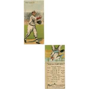 Zack Wheat William Bergen 1911 Mecca Double Folders T201 Tobacco Card 