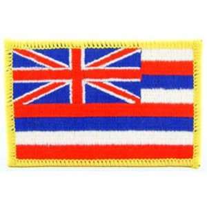  Hawaii State Flag Patch 2 1/2 x 3 1/2 Patio, Lawn 