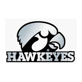 Iowa Hawkeyes Silver Auto Emblem ** 