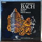 JS BACH − 4 PIECES FOR ORGAN − ARNO SCHONSTEDT − NM