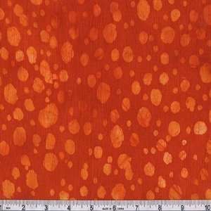  108 Quilt Backing Barrington Batik Orange Fabric By The 