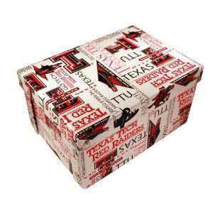   Red Raiders Collapsible Boxxer Storage Boxes 4 Pack
