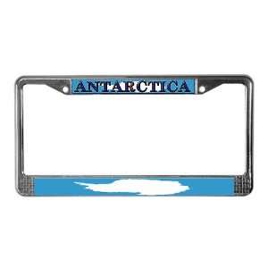  Antarctica Flag Antarctica License Plate Frame by 