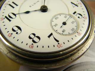 THIS ELGIN BW RAYMOND SWING OUT HIGH GRADE 18 SIZE POCKET WATCH IS AN 