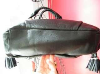 BEBE pocketbook handbag satchel bag purse 175187 black bamboo  
