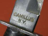 US WW2 CAMILLUS USN M1 Fighting Knife  