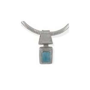  Squared Larimar Pendant Jewelry