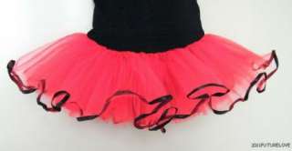 New Girl Birthday Party Leotard Ballet Tutu Dance Skate Skirt Costume 