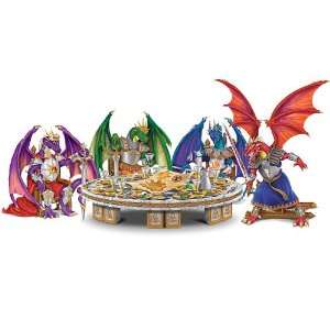  Knights Of The Dragons Round Table Figurine Collection 