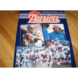  1993 New England Patriots Official Yearbook Patriots 