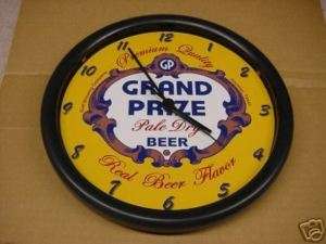 Grand Prize Beer 10 Wall Clock ( Houston, Texas )  